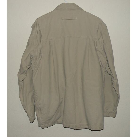 Woolrich Mens Med. Khaki Fishing Photo Hiking Safari Vest Jacket Zip Off Sleeves - Picture 3 of 4